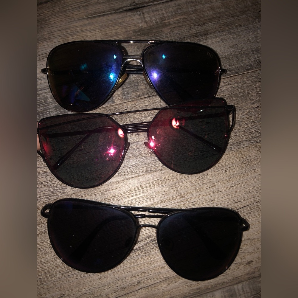 3 pairs of sunglasses